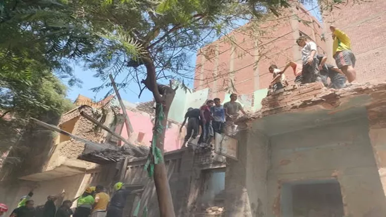 سقوط عقار بمصر القديمة